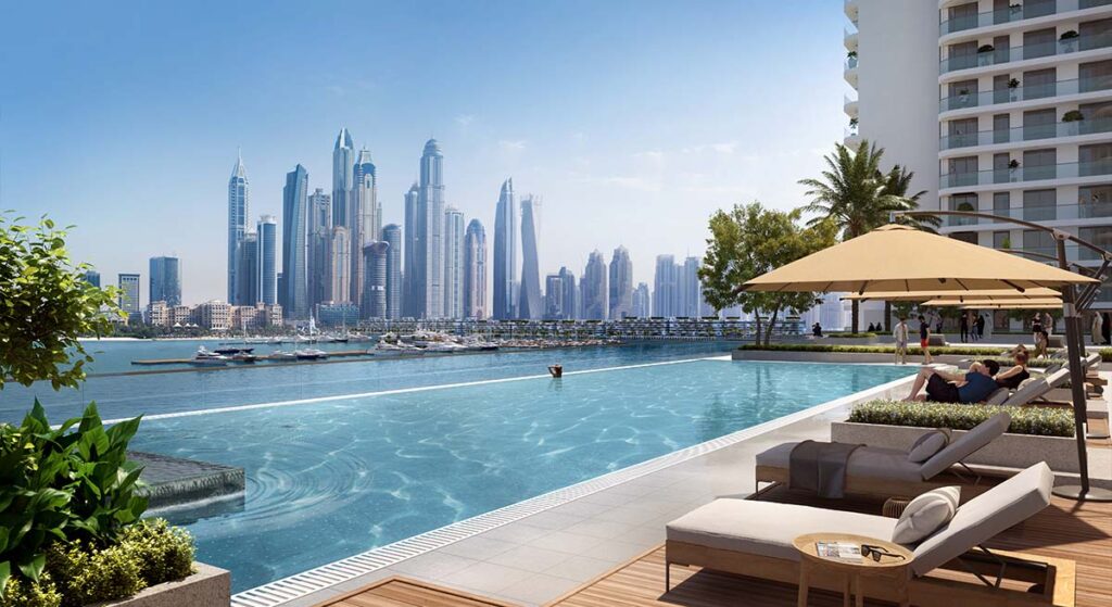 Penthouse Pool Aussicht Dubai